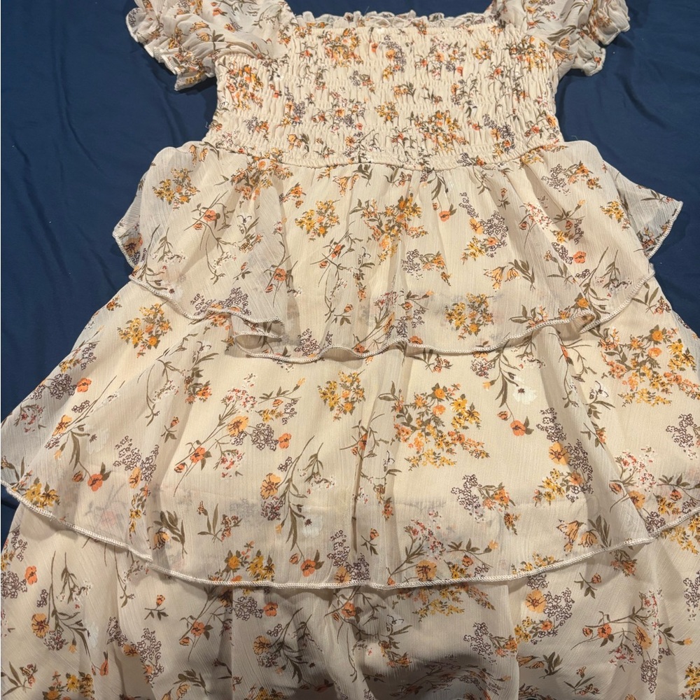 Floral Ruffle Dress Thirty/Thirty La